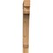 Ekena Millwork Legacy Block Rough Sawn Bracket, Western Red Cedar, 4"W x 22"D x 34"H BKT04X22X34LEC05RWR - alternate 3